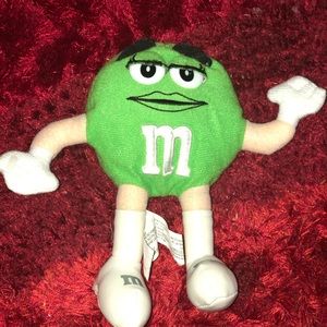 M&M's Vintage 2001 Green M&M 11" Inch Tall Stuffe